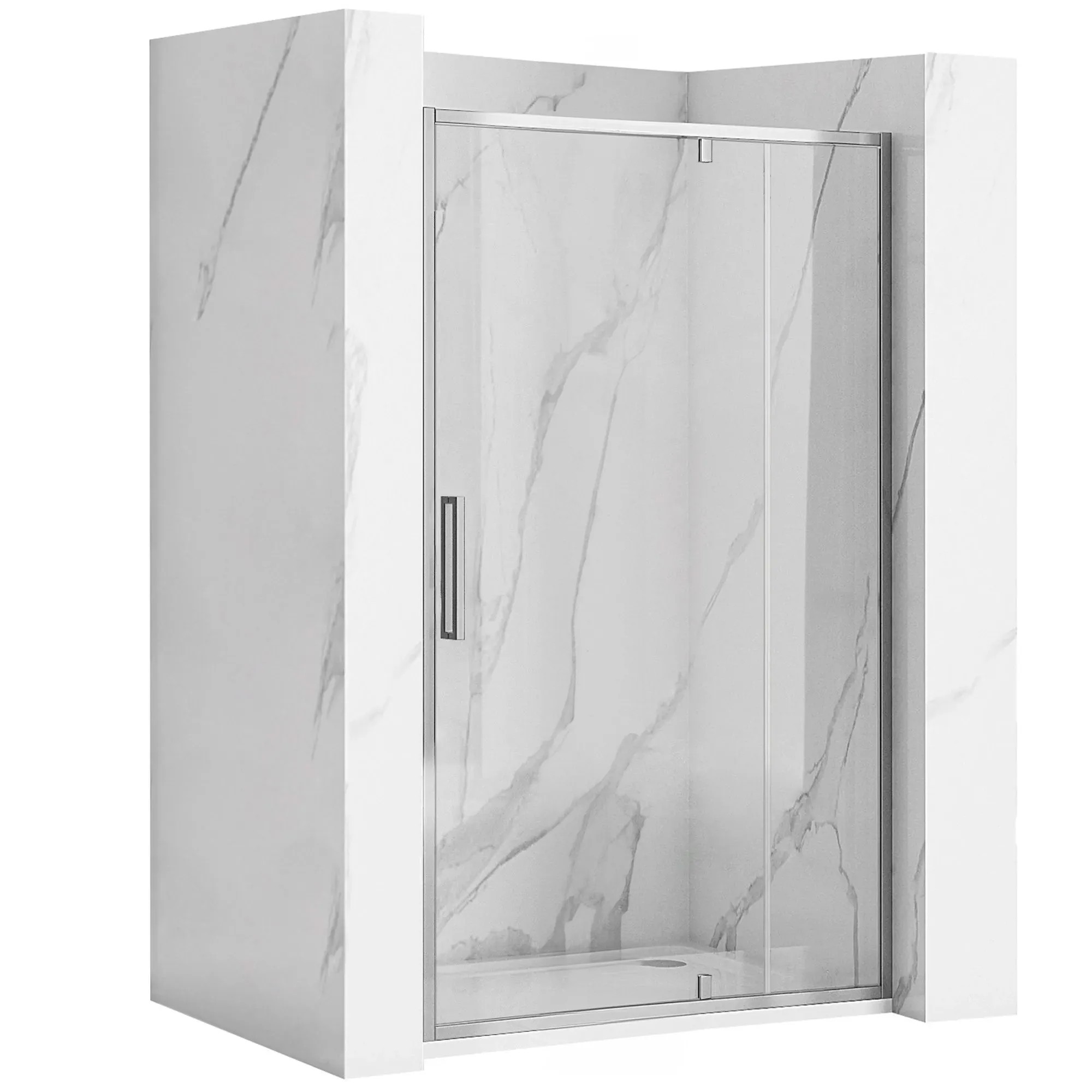 REA brusedør Rapid Swing 120 Krom, 0,6x120x195cm