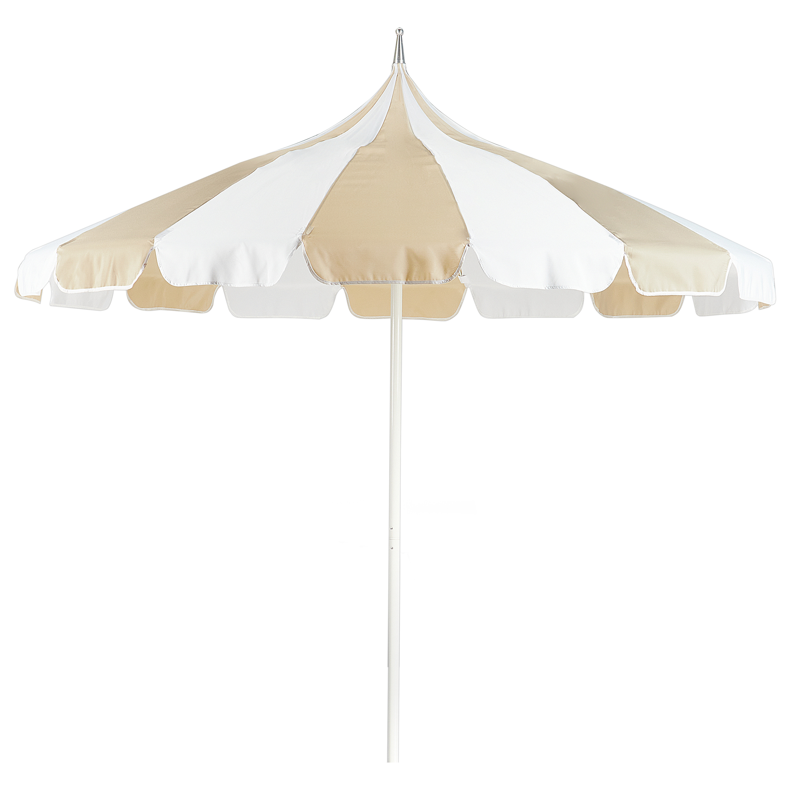 Haveparasol 245 cm MINOA Hvid/beige