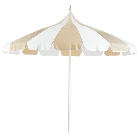 Haveparasol 245 cm MINOA Hvid/beige