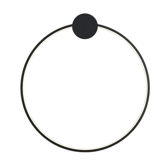TOOLIGHT væglampe LED APP1389-CW 50CM Sort 50x7,5x53cm