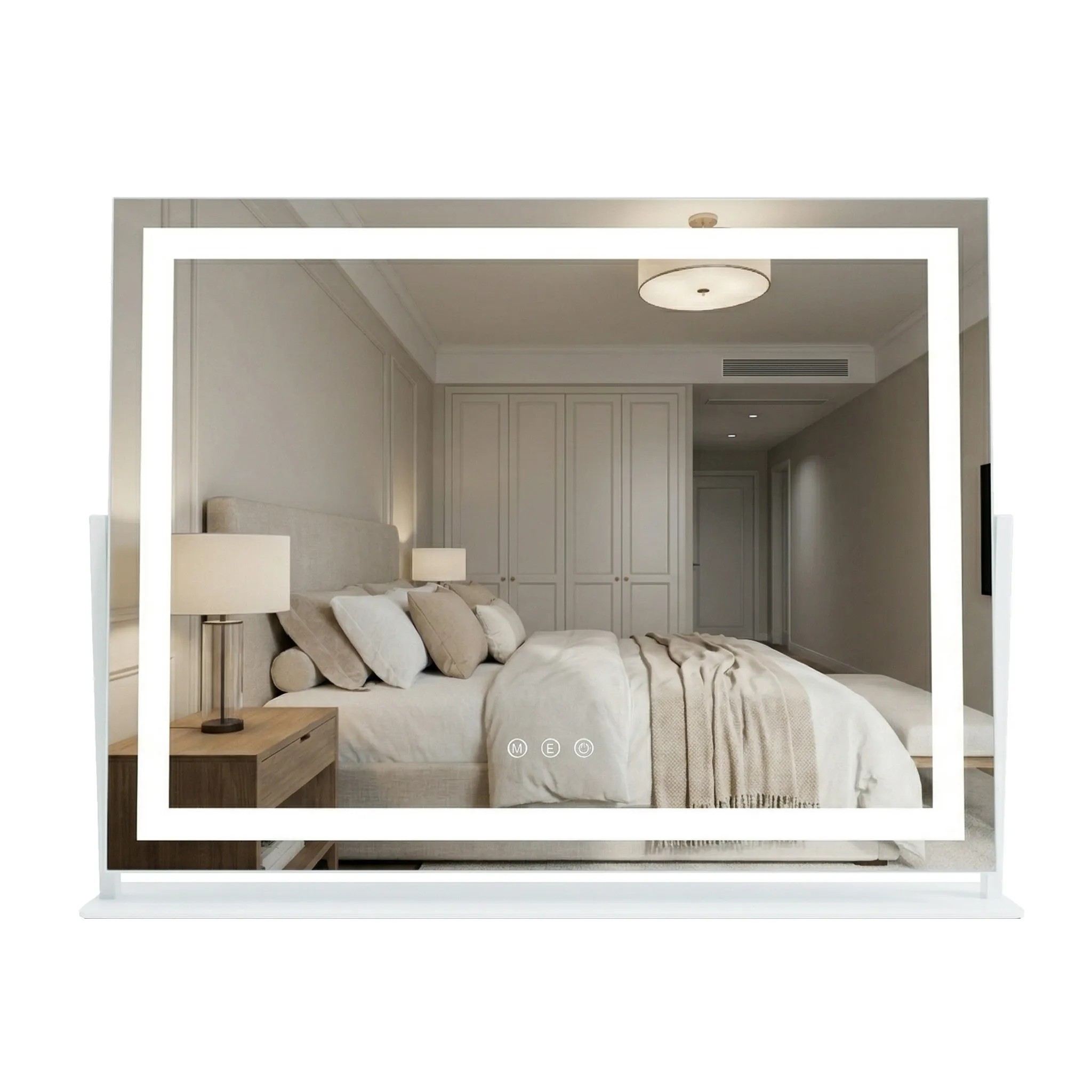 REA spejl Studio 58x45 LED Hvid 10x62,5x46cm