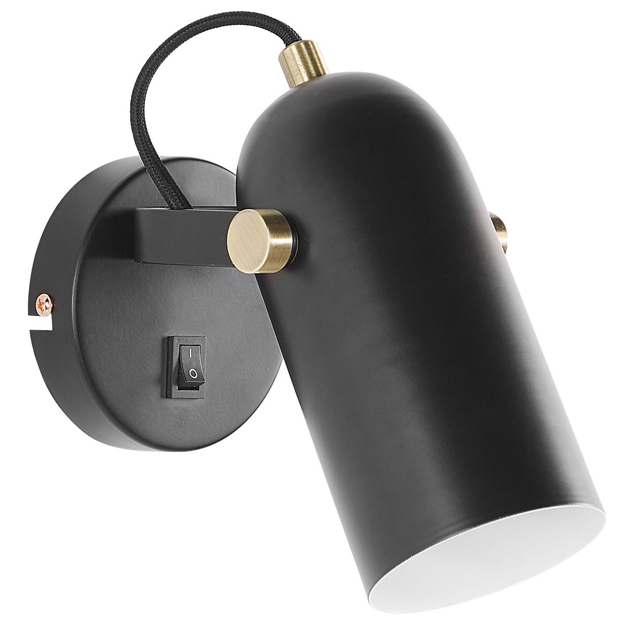 Spotlight lampe TYRIA Justerbar Metal Sort
