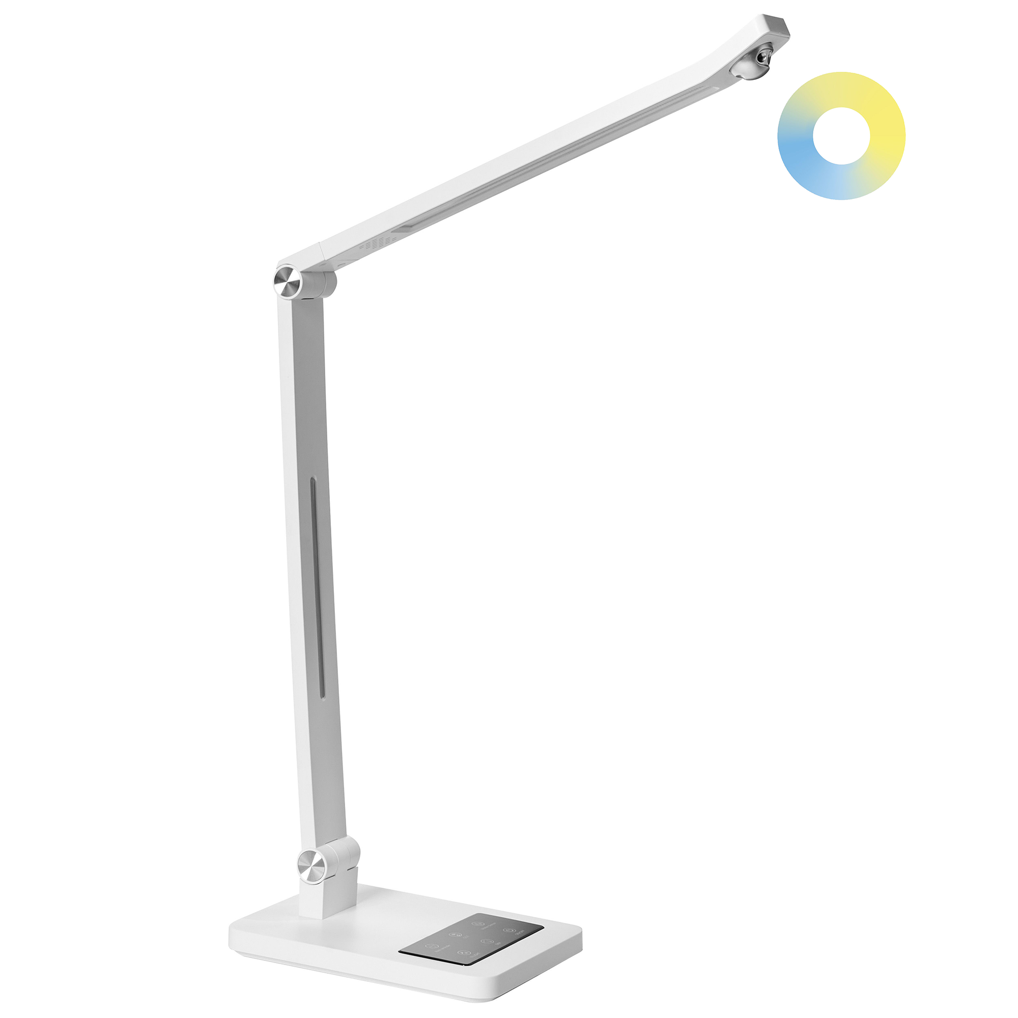 LED skrivebordslampe LEPUS Med bevægelsessensor Sølv