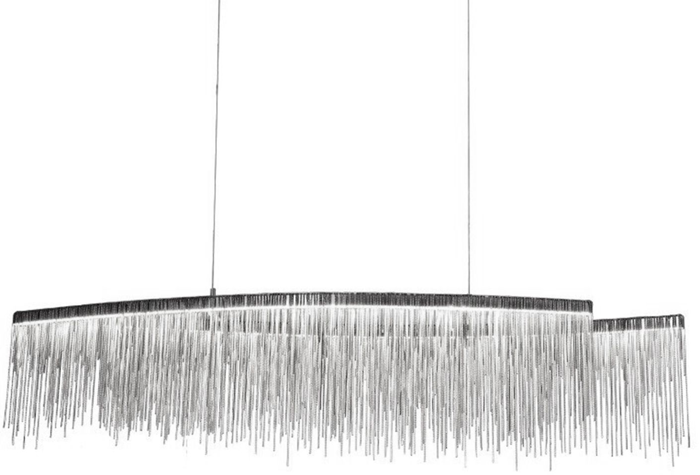TOOLIGHT hængende loftlampe APP891-CP CHAIN 100CM LED Grå 100x100x102,5cm