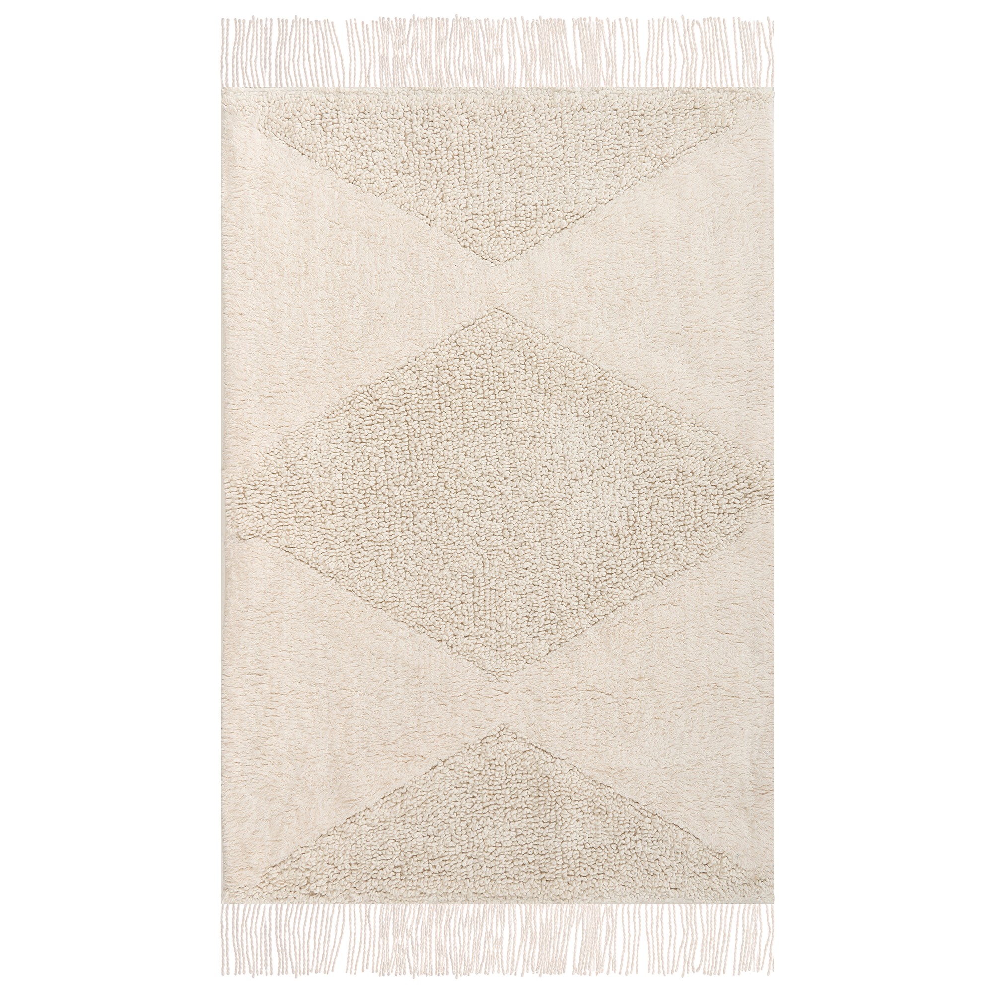 Børnetæppe KHONOMA Lys Beige 60 x 90 cm Bomuld