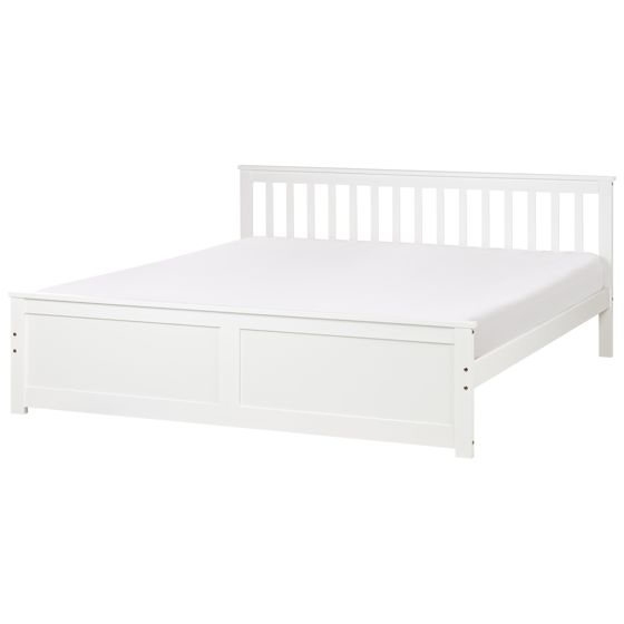 Seng Fyretræ OLENDON 180 x 200 cm Hvid