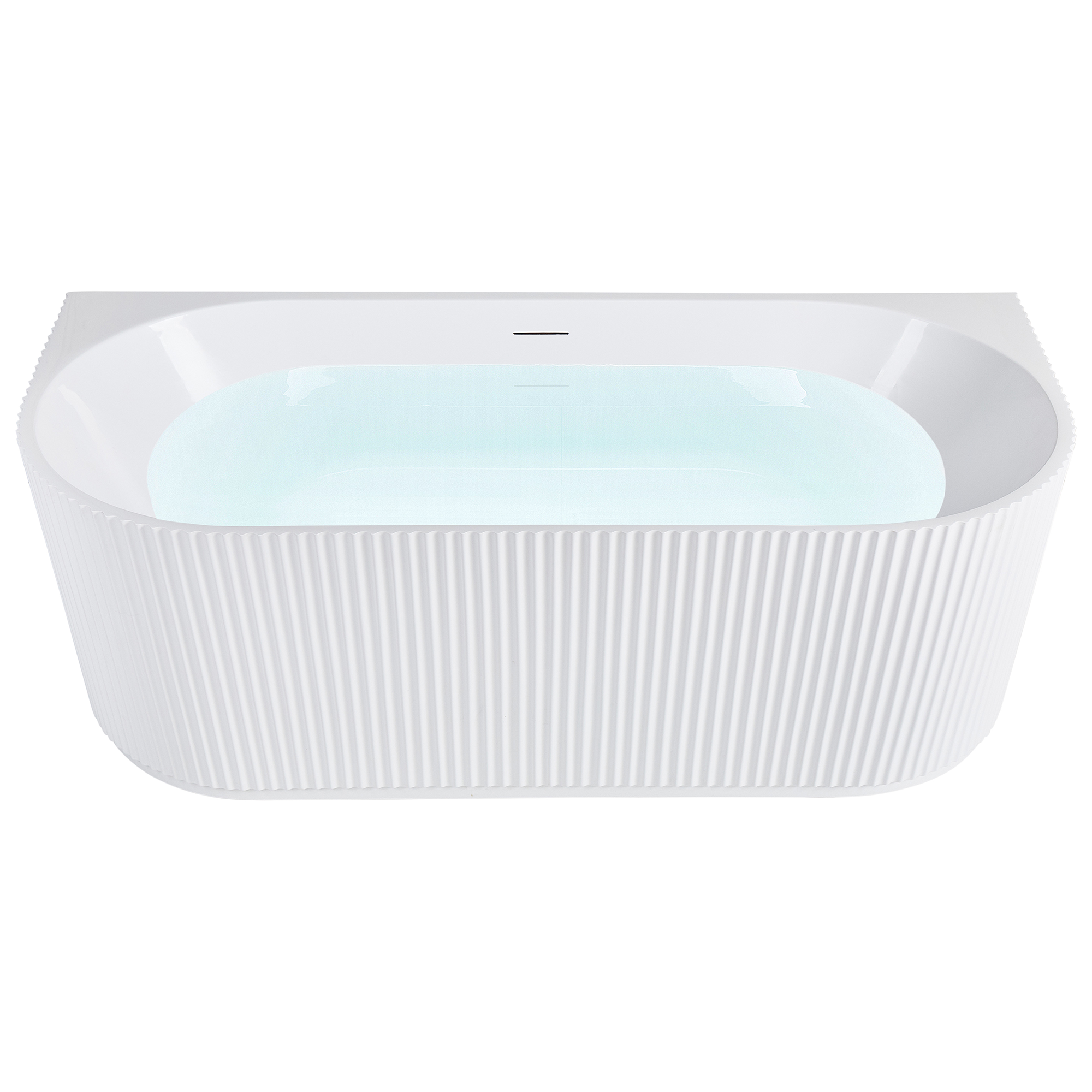 Back-to-wall badekar GOCTA 170 x 80 cm Hvid