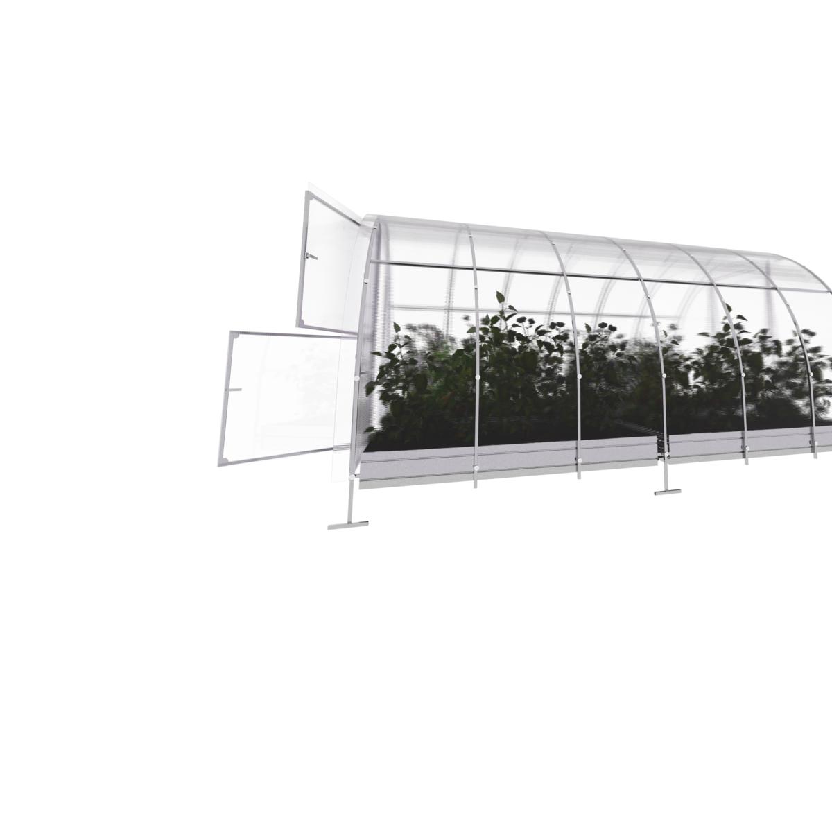 Drivhus KLASIKA EASY 12 m2, 3 m x 4 m, 6 mm polycarbonatdæksel