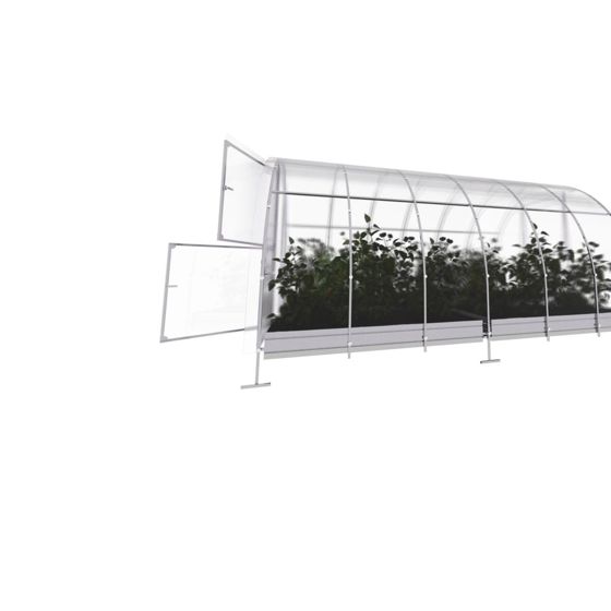 Drivhus KLASIKA EASY 12 m2, 3 m x 4 m, 6 mm polycarbonatdæksel