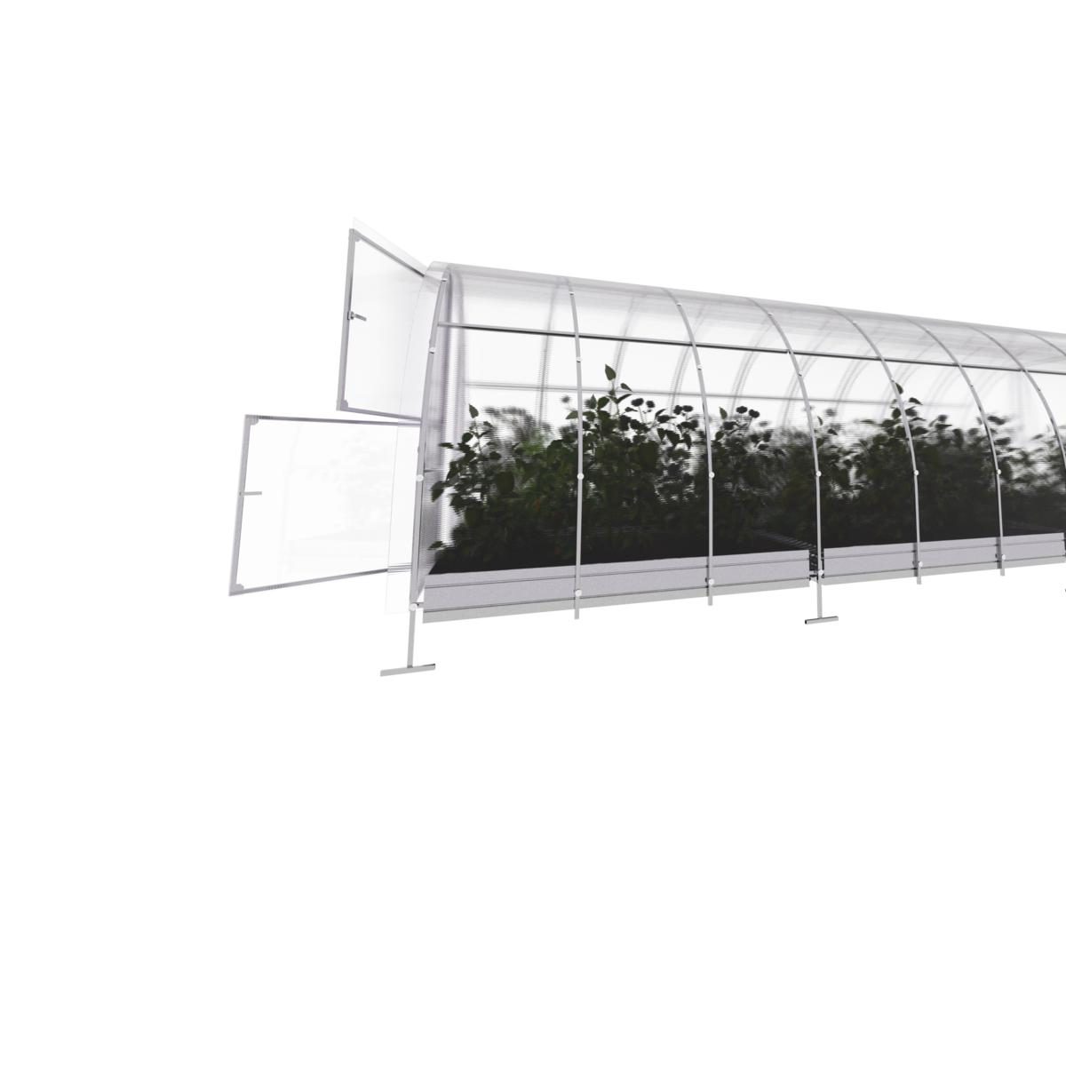 Drivhus KLASIKA EASY 18 m2, 3 m x 6 m, 4 mm polycarbonatdæksel