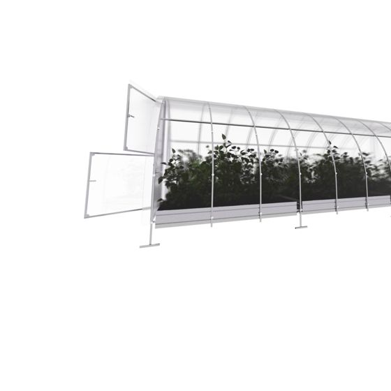 Drivhus KLASIKA EASY 18 m2, 3 m x 6 m, 6 mm polycarbonatdæksel