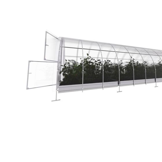 Drivhus KLASIKA EASY 24 m2, 3 m x 8 m, 6 mm polycarbonatdæksel