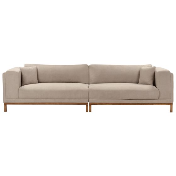 Sofa 4 personers VENG Brungrå