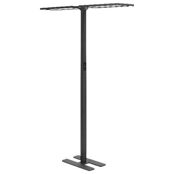 LED-gulvlampe SCULPTOR Med bevægelsessensor Metal Sort