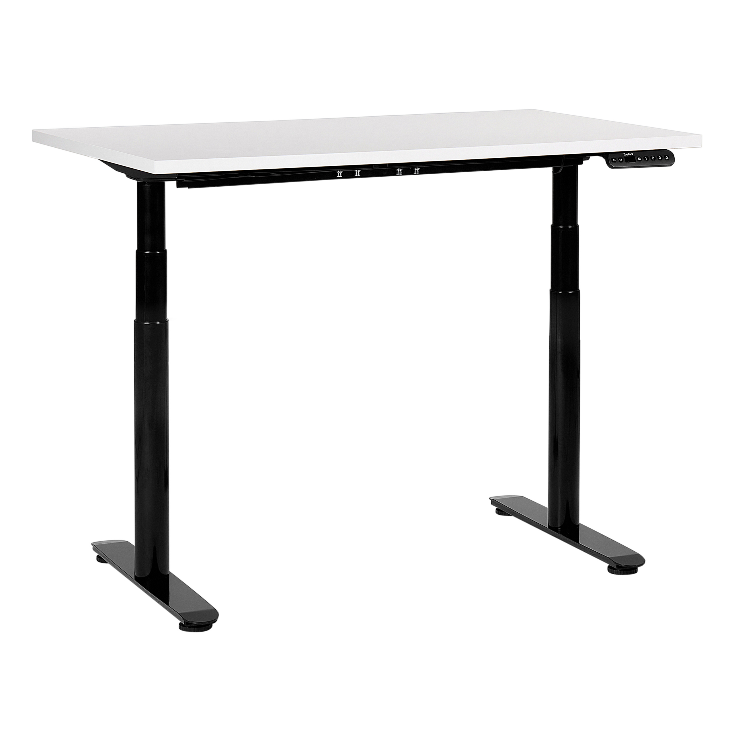 Elektrisk justerbart hæve sænkebord DESTINAS 120 cm 72 cm Hvid/sort