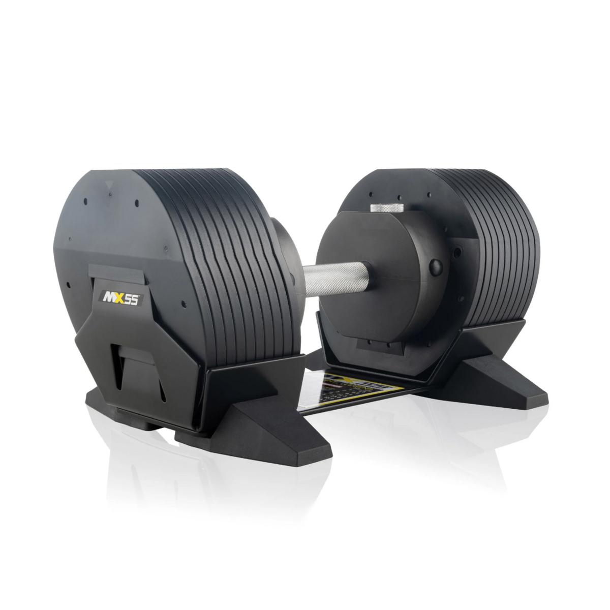 Tunturi MX55 Dumbbell 4.5-24.9 kg justerbar håndvægt, knurled