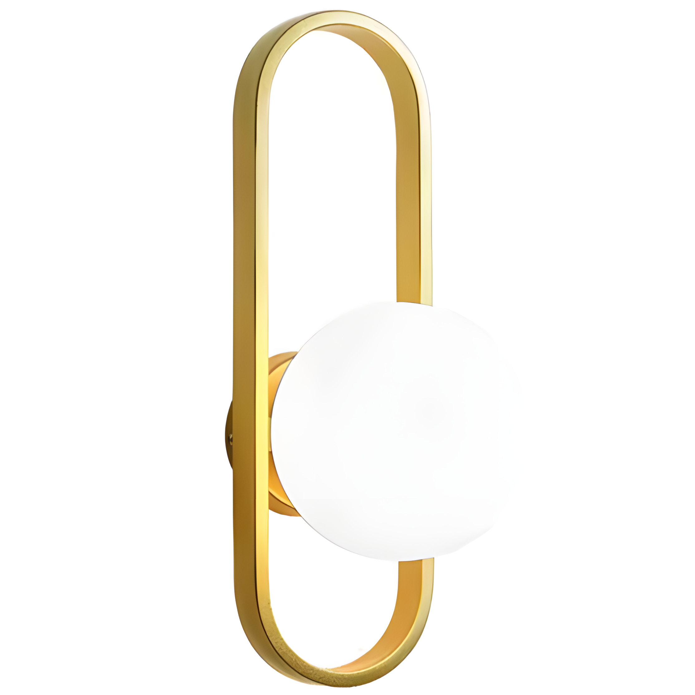 TOOLIGHT væglampe APP1756-1W Børstet guld/Hvid 17x14x34cm
