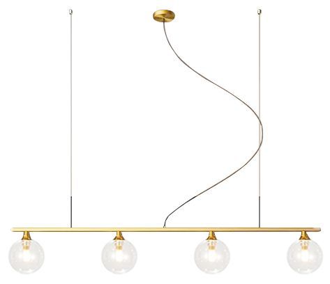 TOOLIGHT hængende loftlampe APP675-4CP Guld 80x9x108cm
