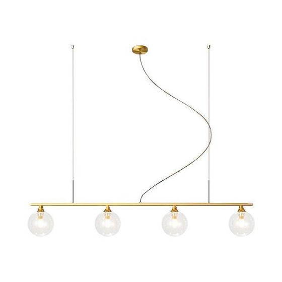 TOOLIGHT hængende loftlampe APP675-4CP Guld 80x9x108cm