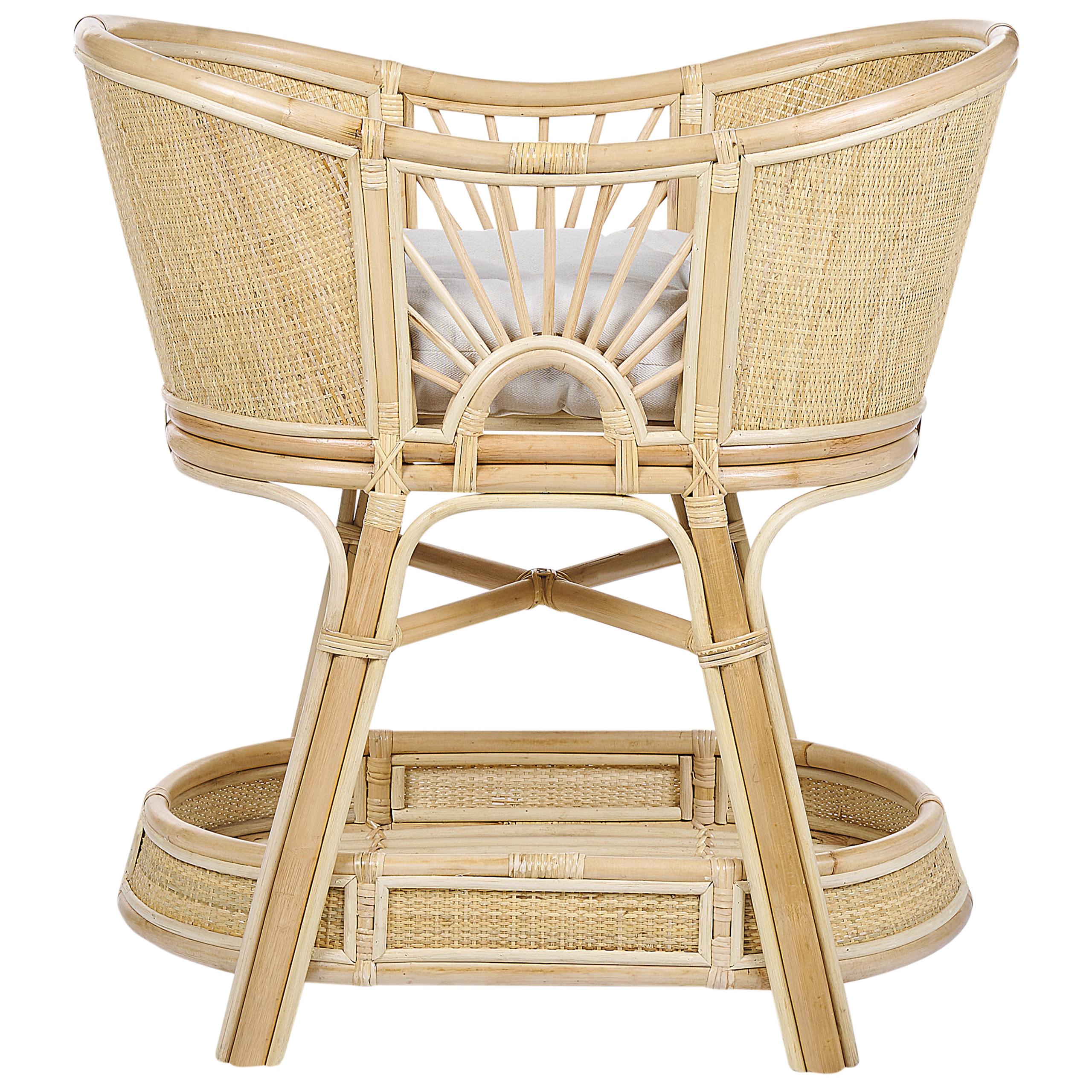 Vugge Rattan LAGRASSE 50 x 70 cm Naturlig