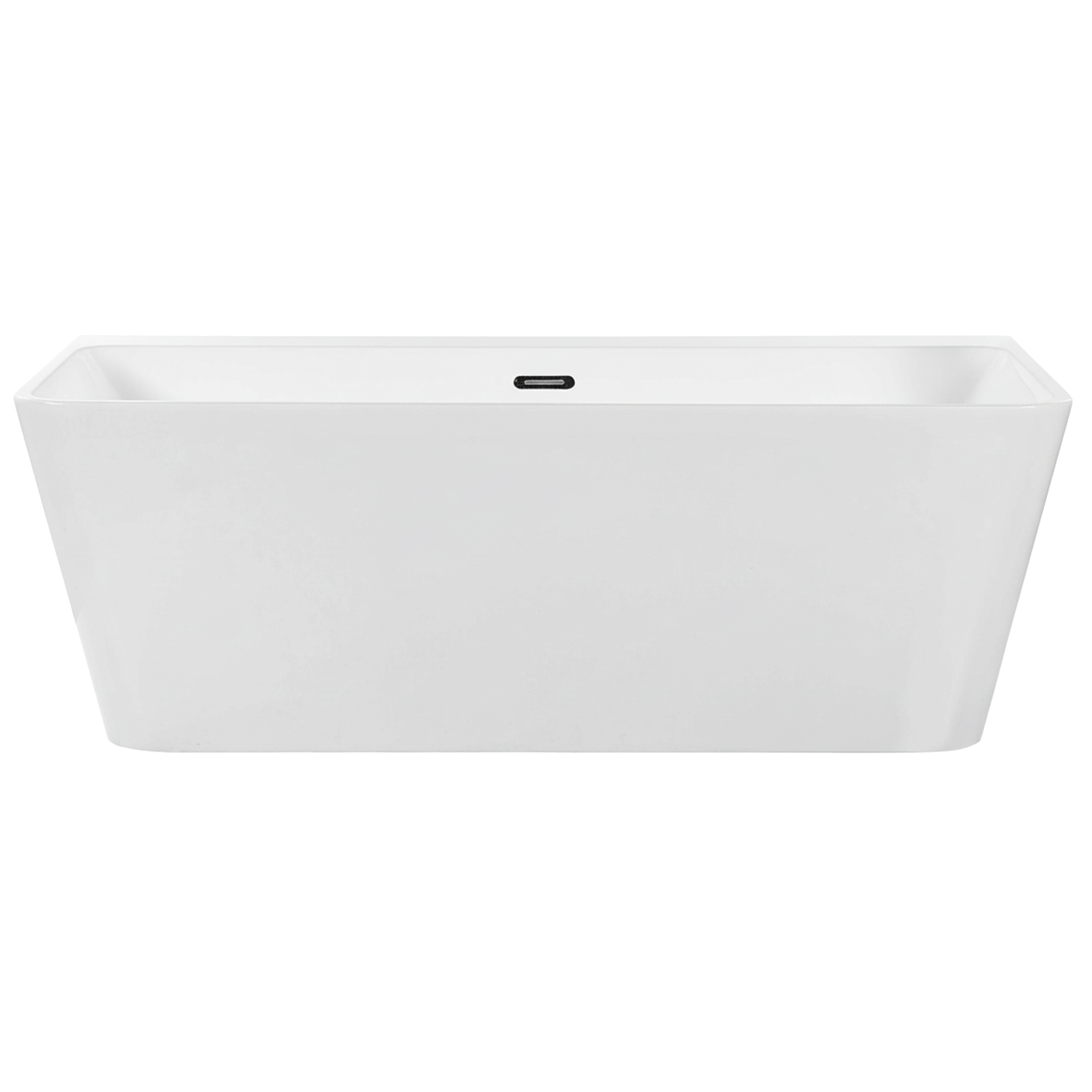 Back-to-wall badekar HASSEL 170 x 80 cm Hvid