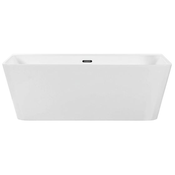 Back-to-wall badekar HASSEL 170 x 80 cm Hvid