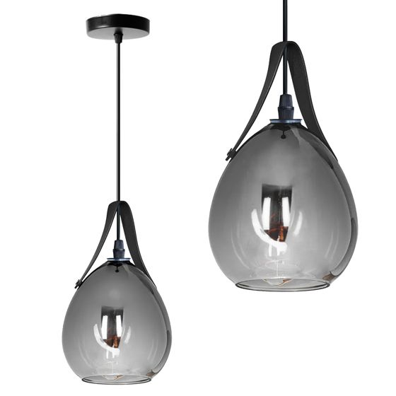TOOLIGHT hængende loftlampe APP1774-1CP Sort 17x15x17cm