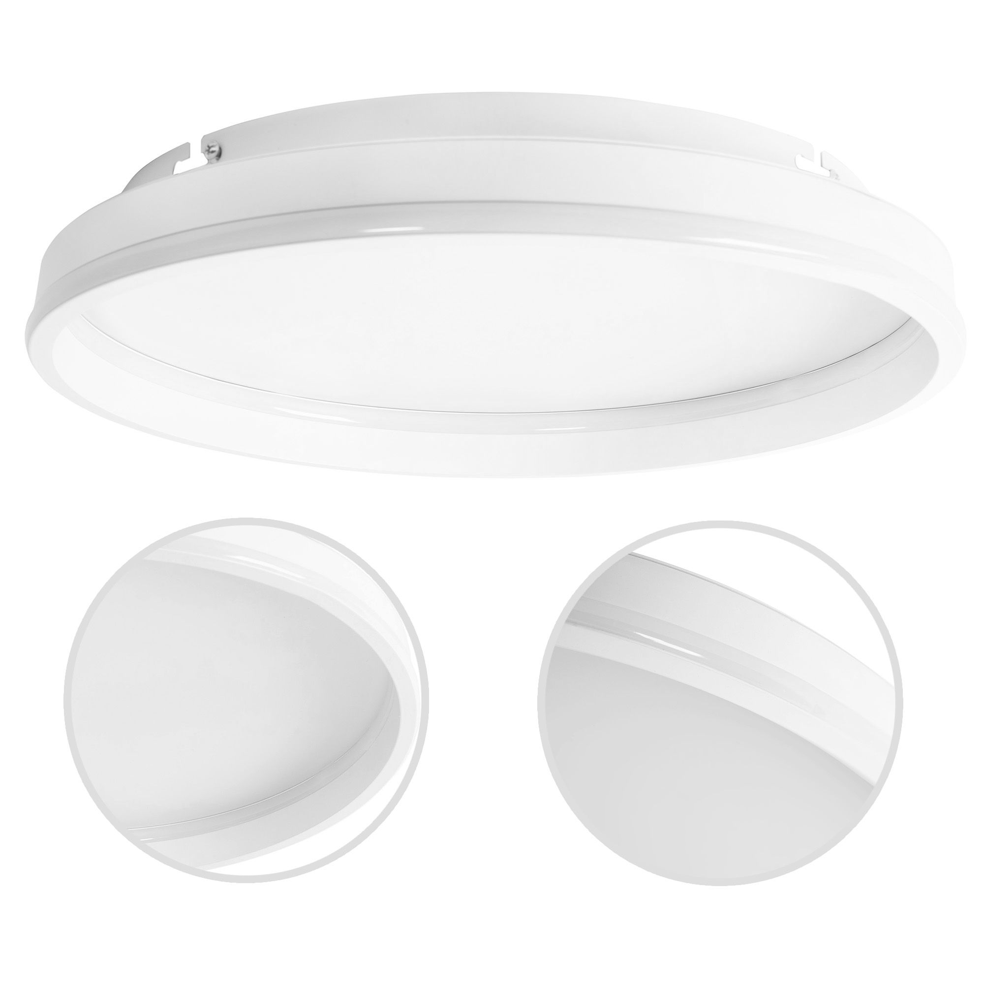 TOOLIGHT hængende loftlampe APP1462 Hvid 40x40x6,5cm