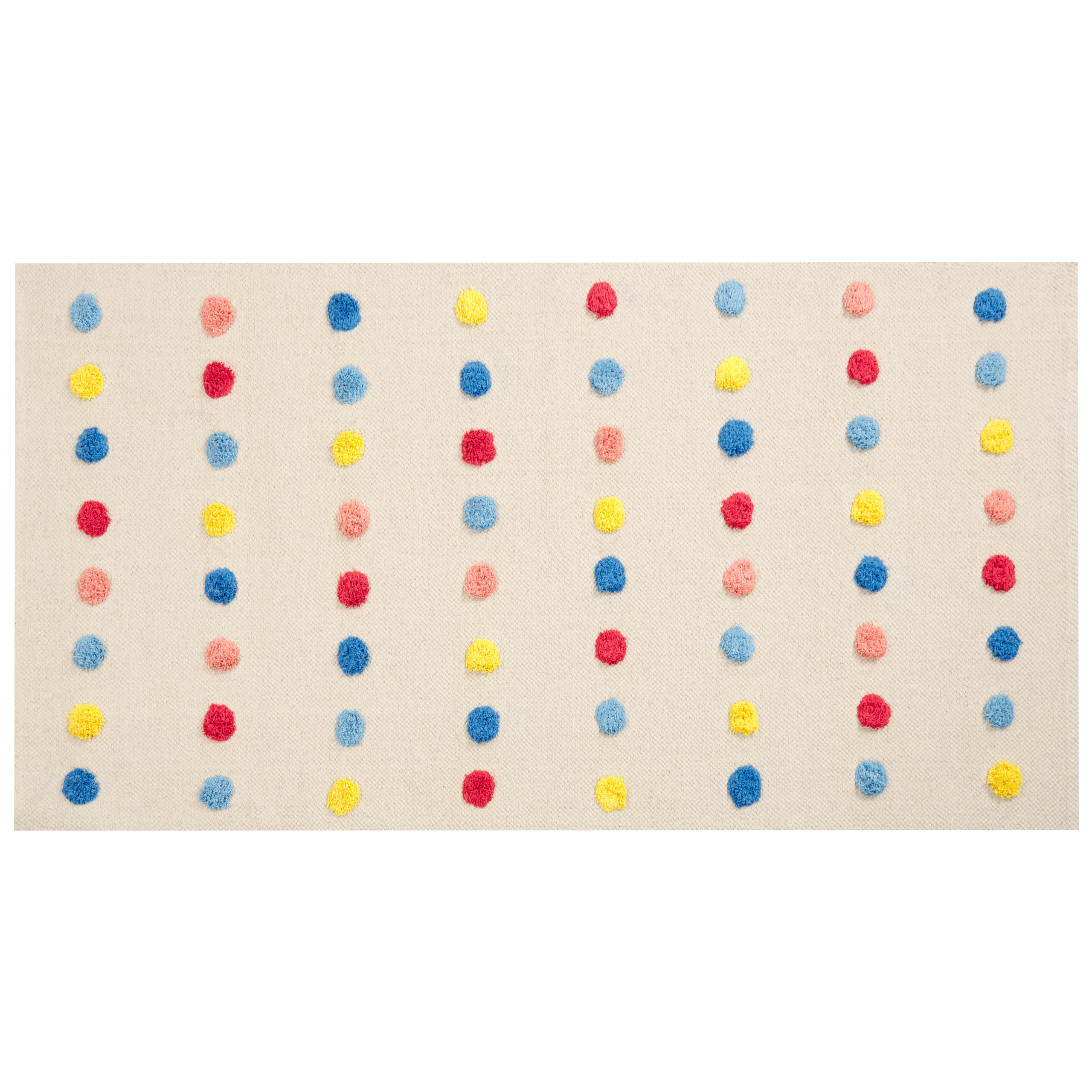 Børnetæppe LELES Beige 80 x 150 cm Bomuld