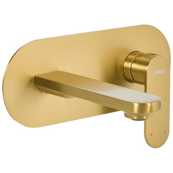 Væghængt håndvaskarmatur CHAPALA Messing Guld