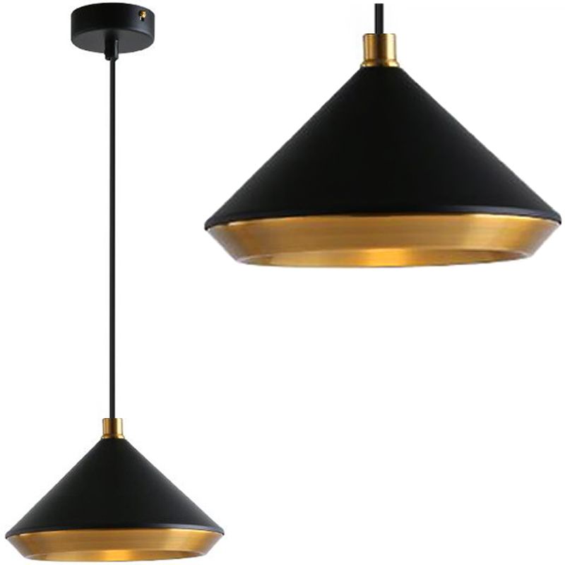 TOOLIGHT hængende loftlampe APP1005-1CP Sort 15x20x15cm