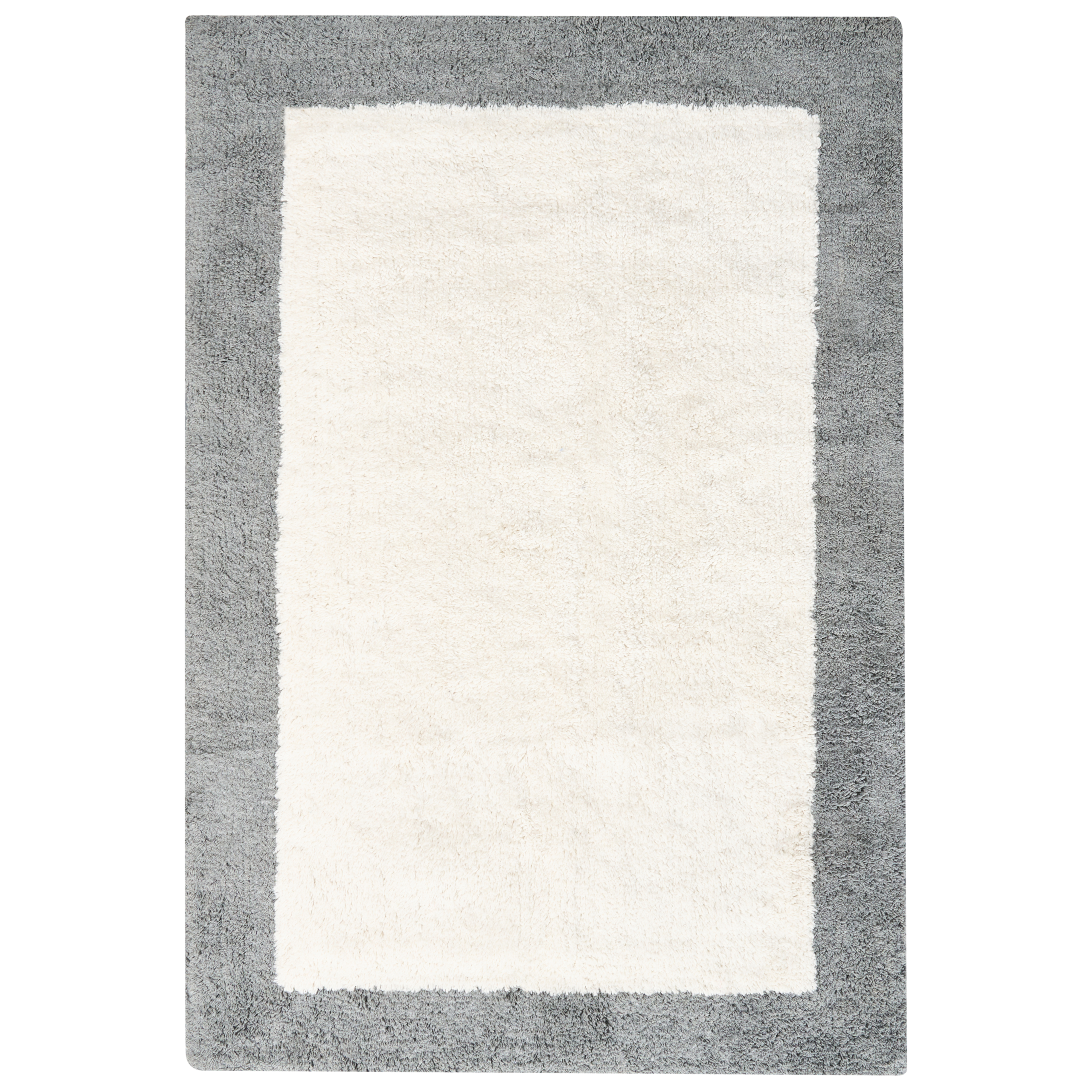 Bademåtte KABRI Grå/beige 60 x 90 cm Bomuld
