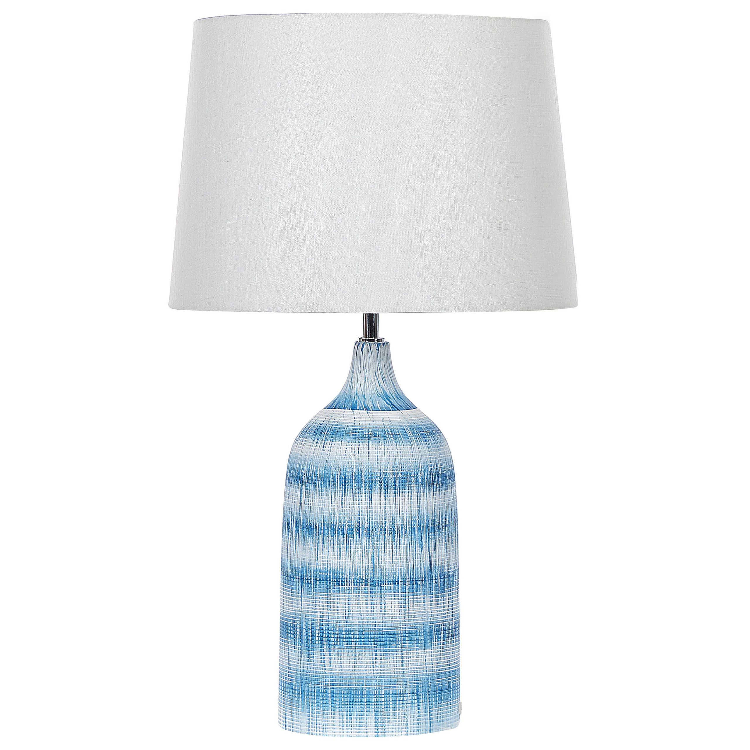Bordlampe GEORGINA Keramik Blå
