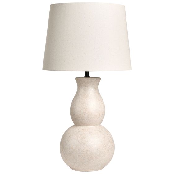 Bordlampe CHARGES Keramik Lys Beige