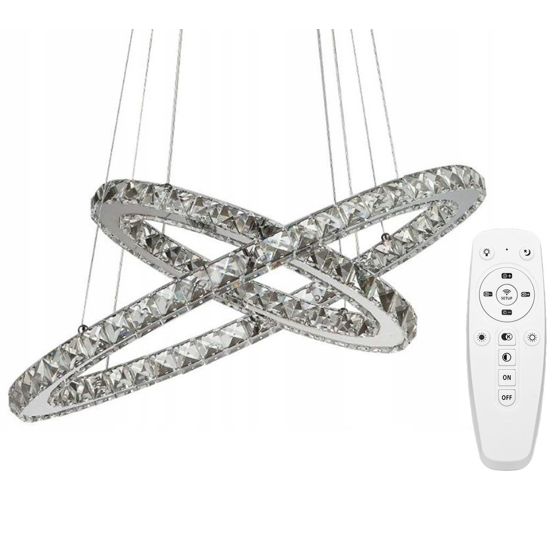 TOOLIGHT hængende loftlampe APP418-CP RINGI Grå 49,5x49,5x49,5cm