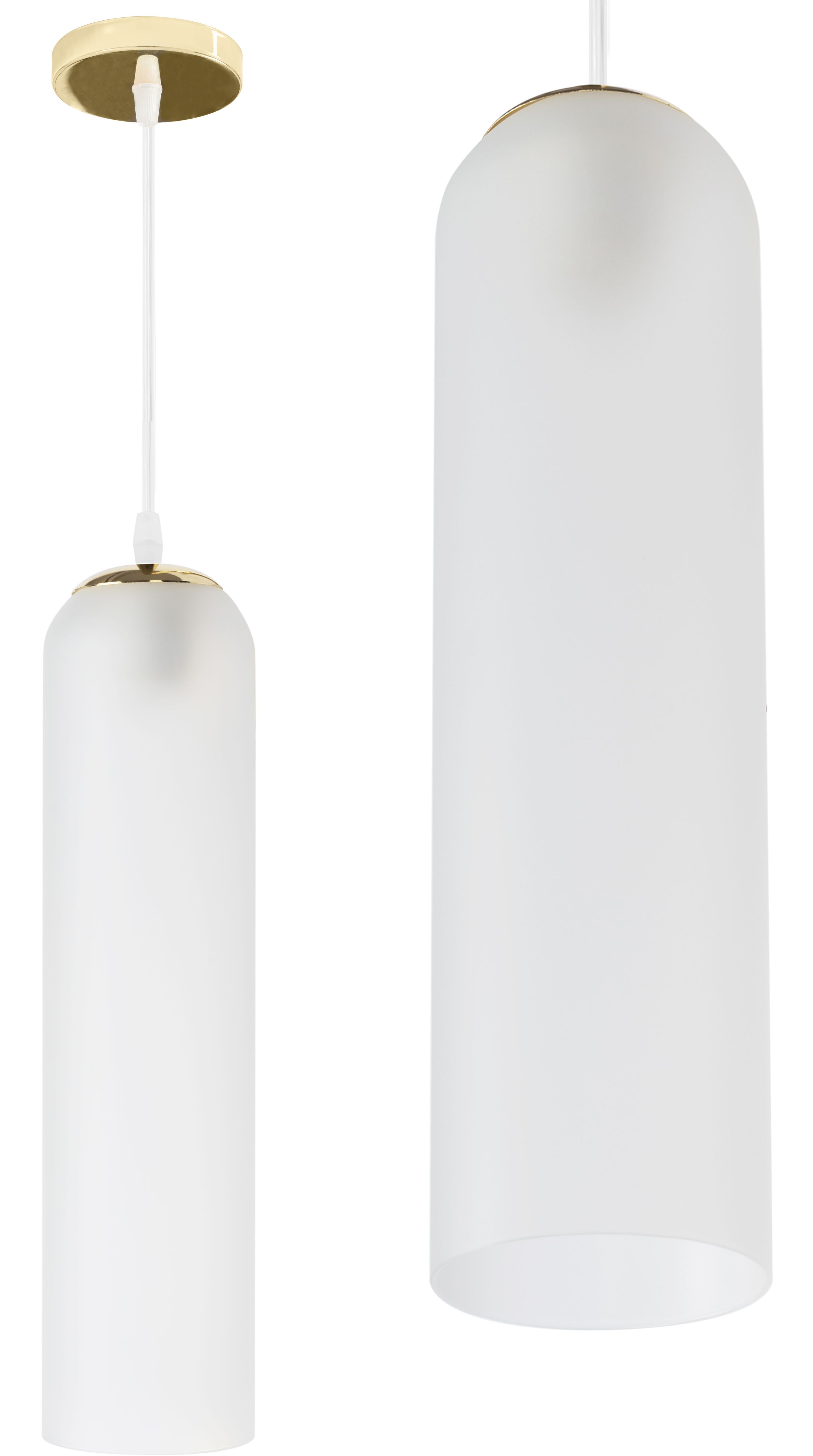 TOOLIGHT hængende loftlampe APP665-1CP Guld/Hvid 40x10x85cm