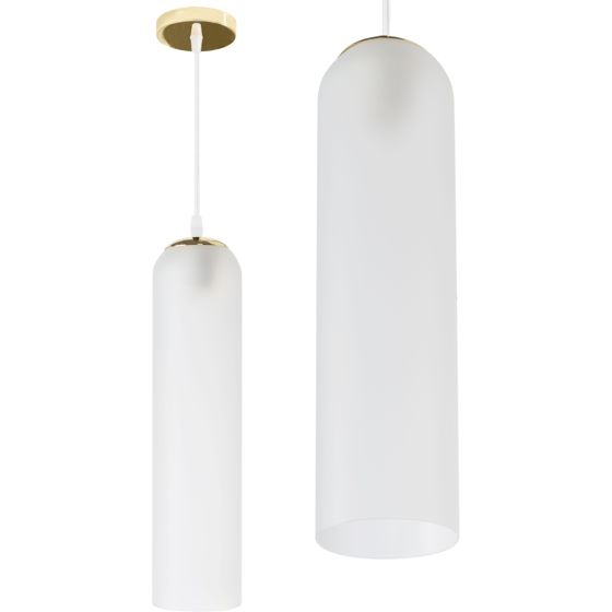 TOOLIGHT hængende loftlampe APP665-1CP Guld/Hvid 40x10x85cm