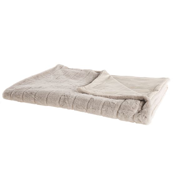 Plaid LABYAR 150 x 200 cm Beige