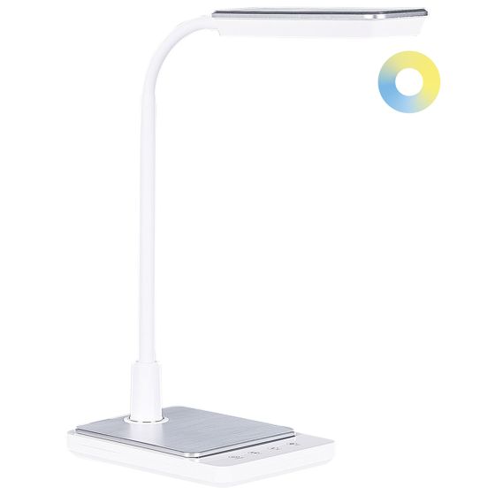 LED skrivebordslampe CENTAURUS Med dæmpning Metal Hvid