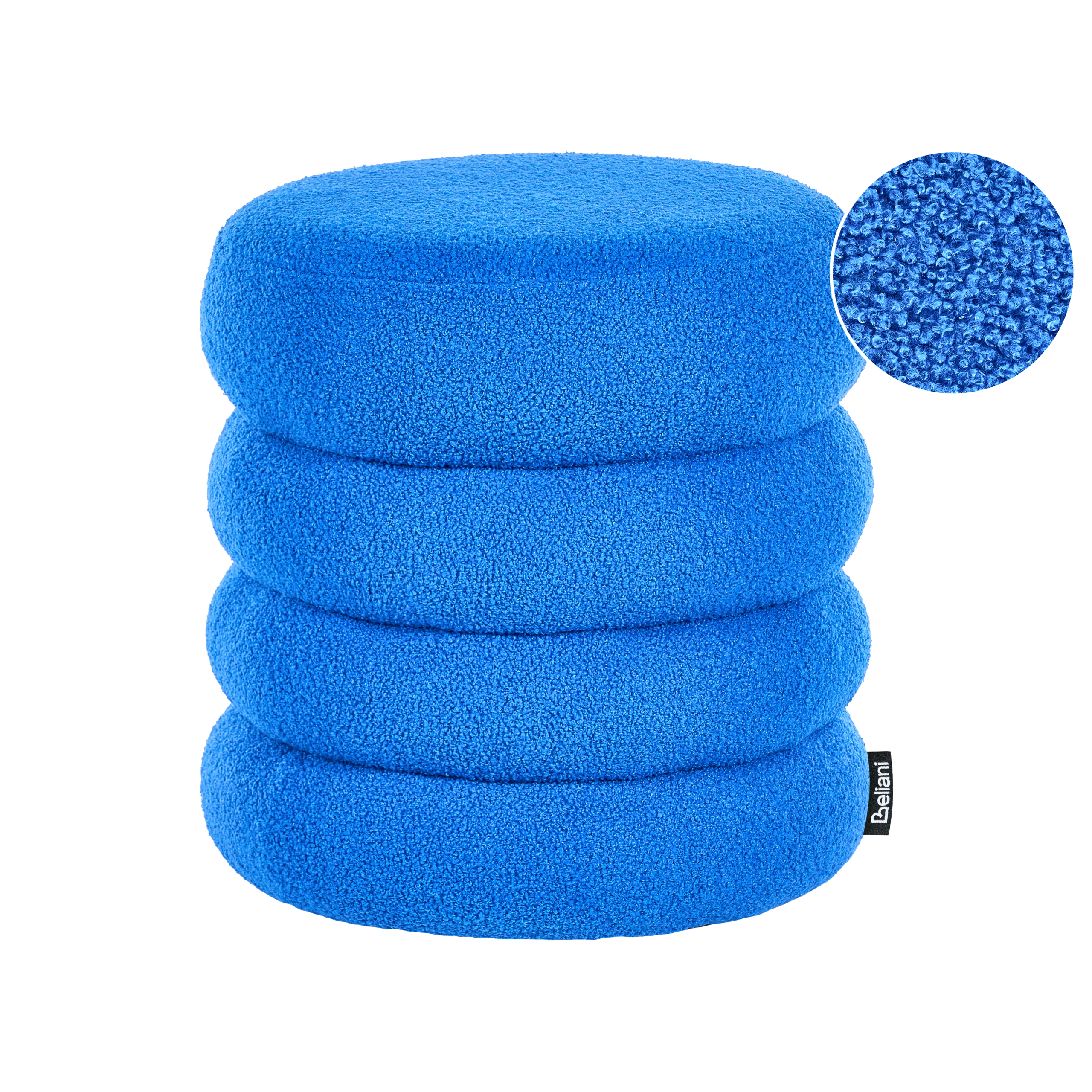 Puf SUMPTER Boucle Blå