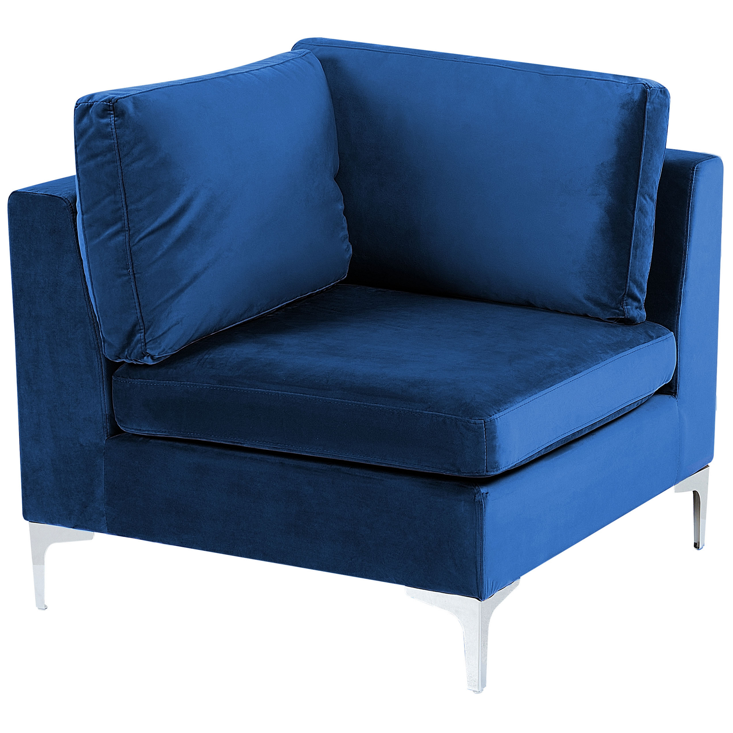 Hjørnemodul EVJA Velour Navy Blå