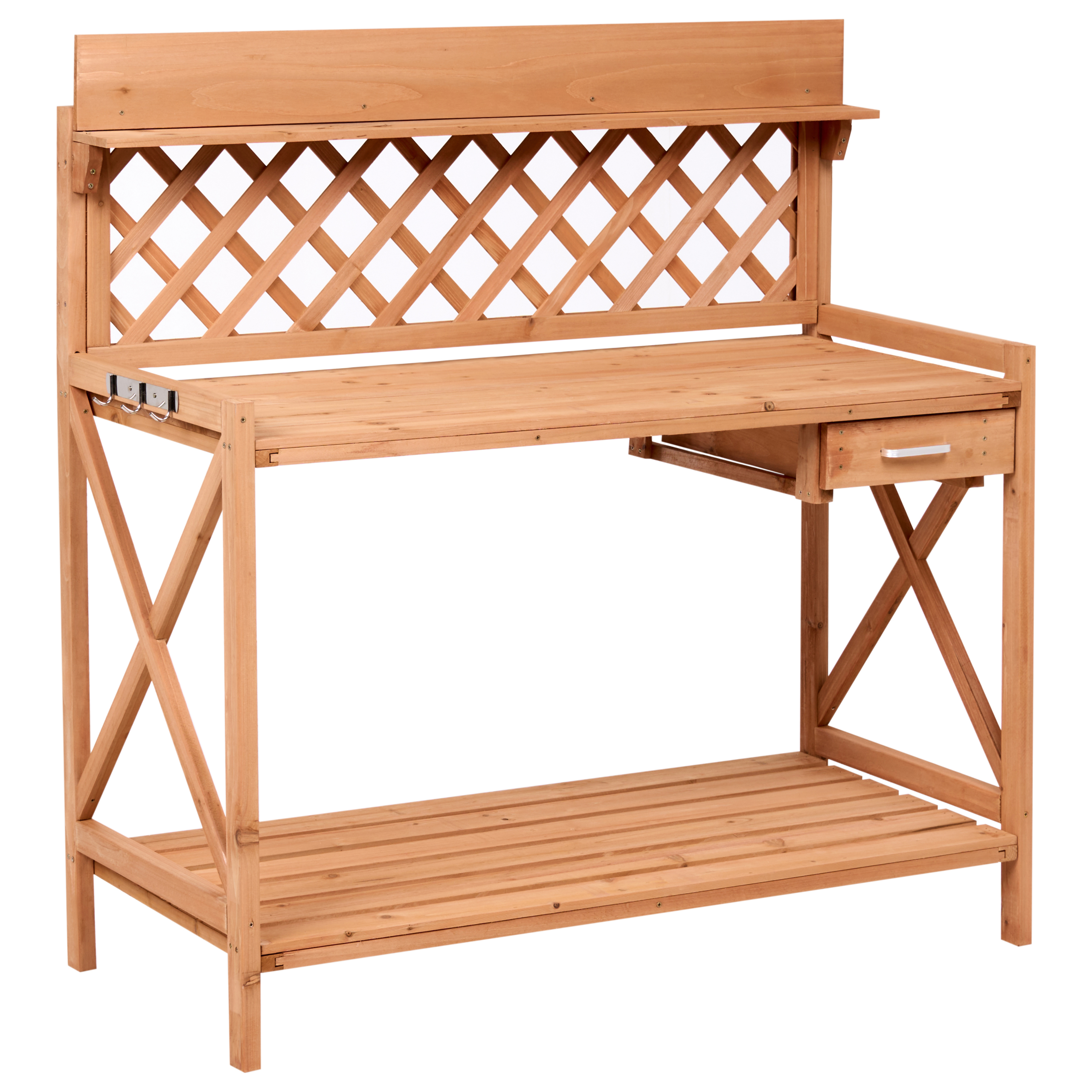 Plantebord SPERLINGA 115 cm 116 cm Ædelgran Lysebrun