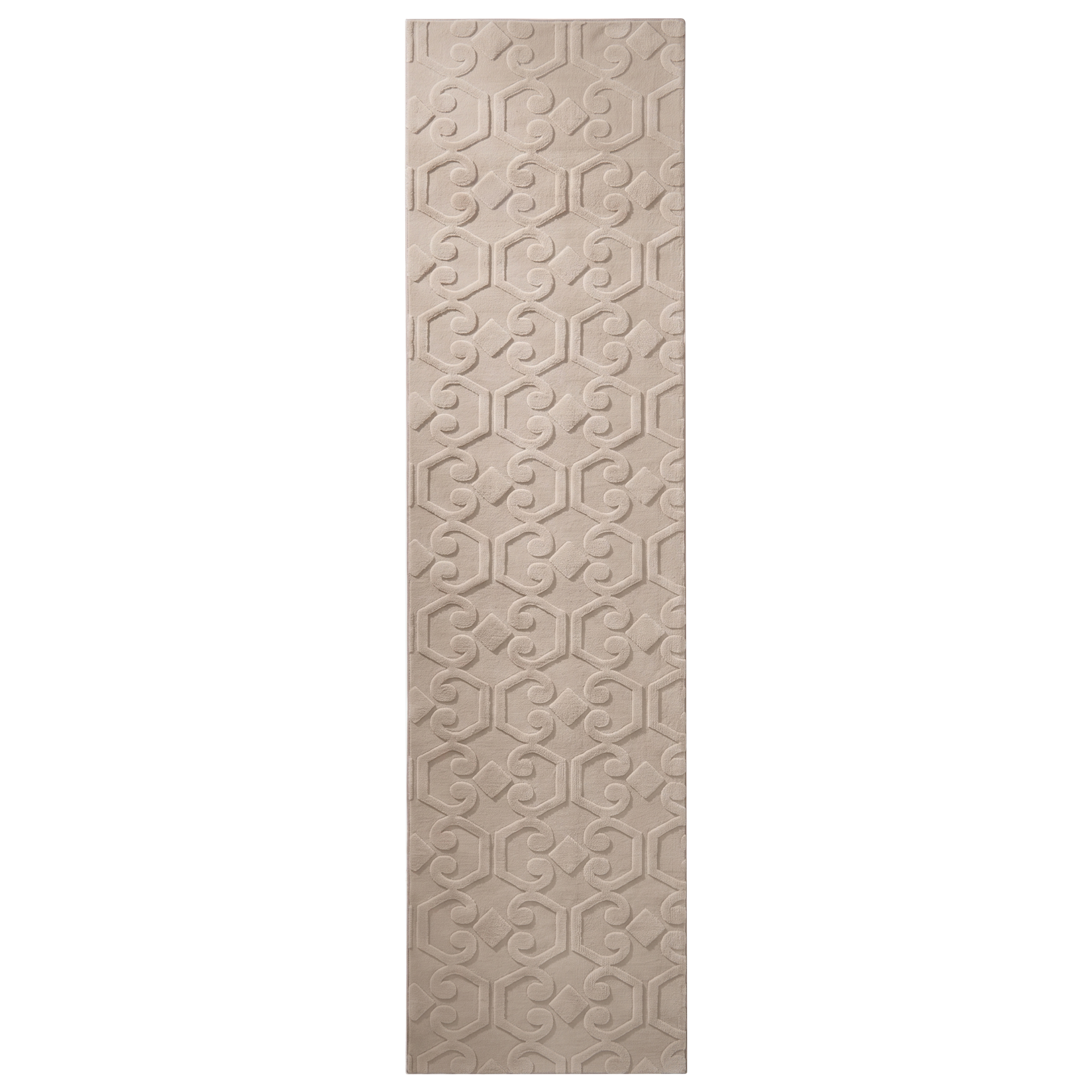Gulvtæppe GANNETT Beige 80 x 300 cm