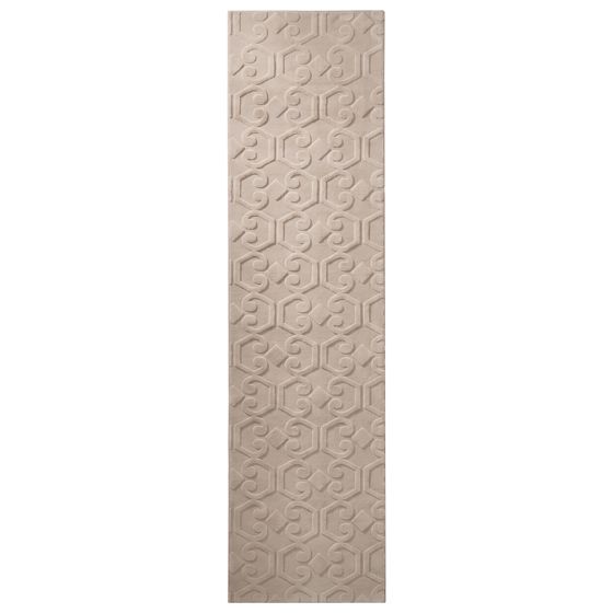 Gulvtæppe GANNETT Beige 80 x 300 cm