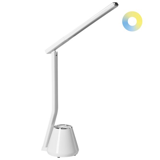 LED skrivebordslampe DENEB Med dæmpning Hvid