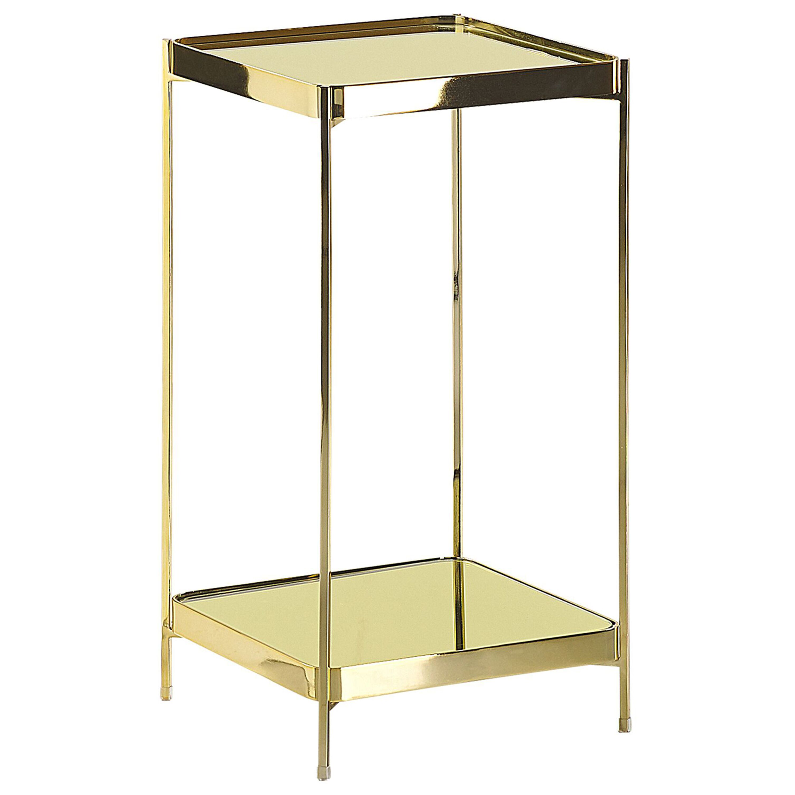 Bord ALSEA Hærdet glas Guld