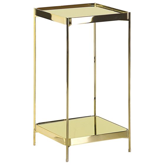 Bord ALSEA Hærdet glas Guld