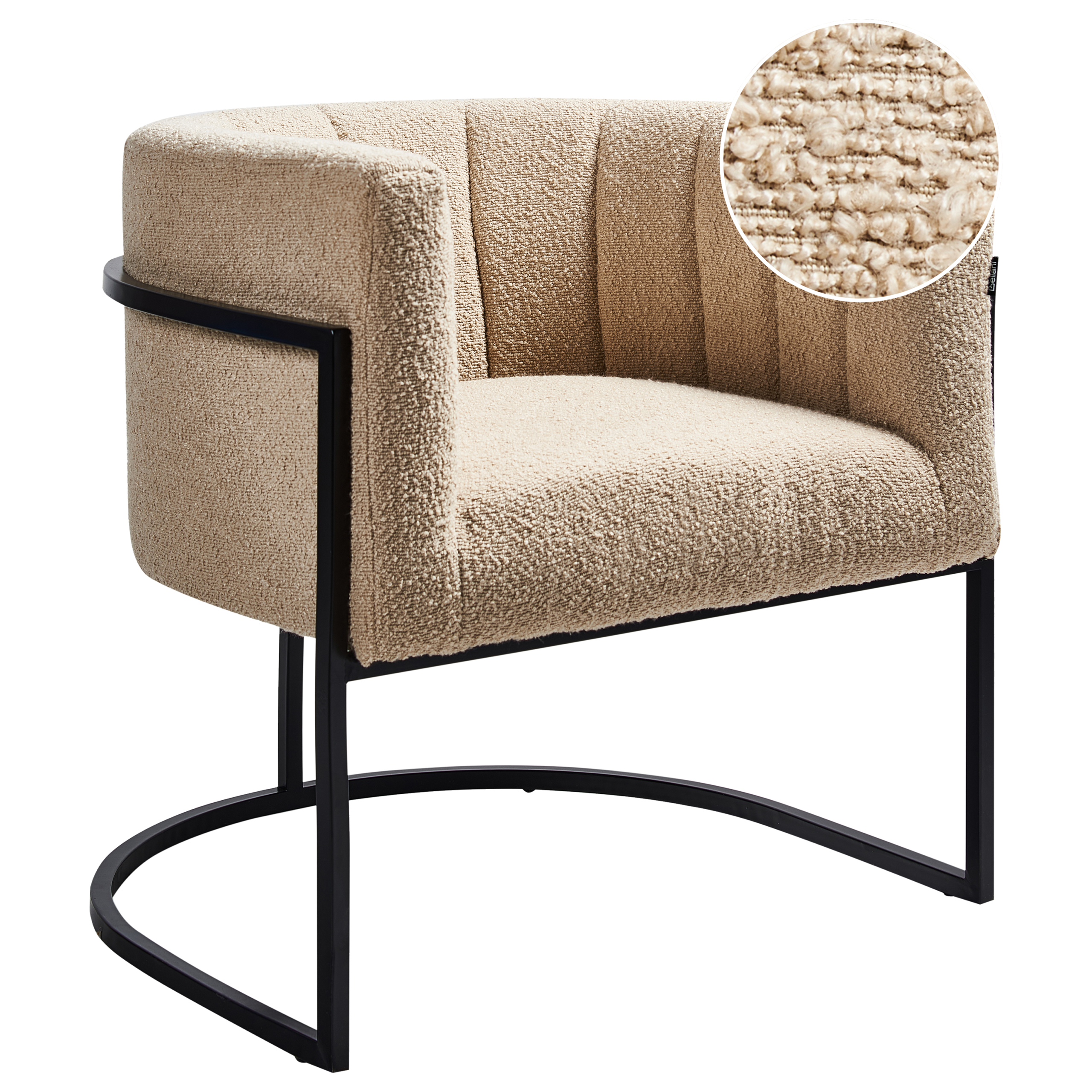 Lænestol LARVIK II Boucle Beige