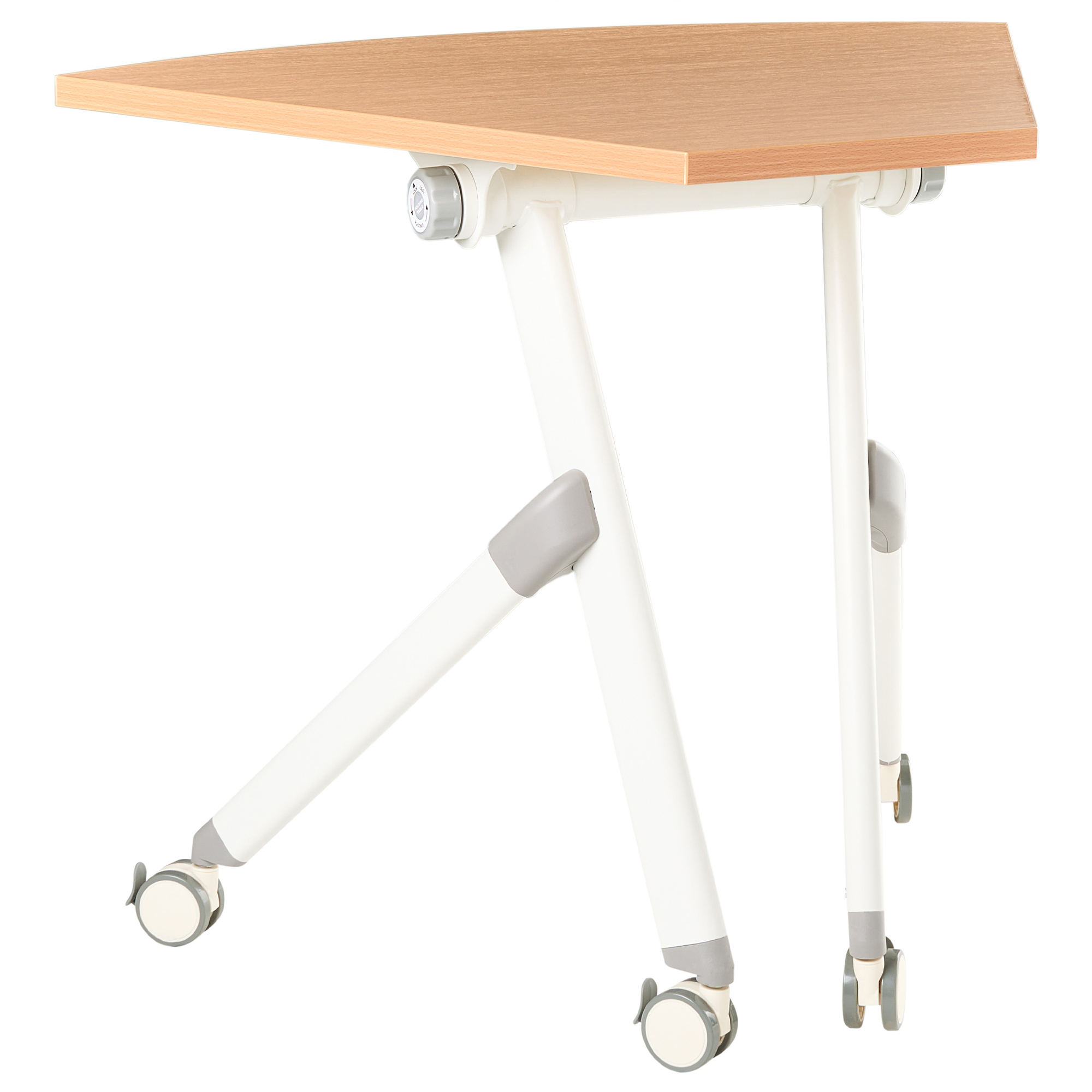 Klap hjørneskrivebords-modul BENDI 90 cm 64 cm Brun