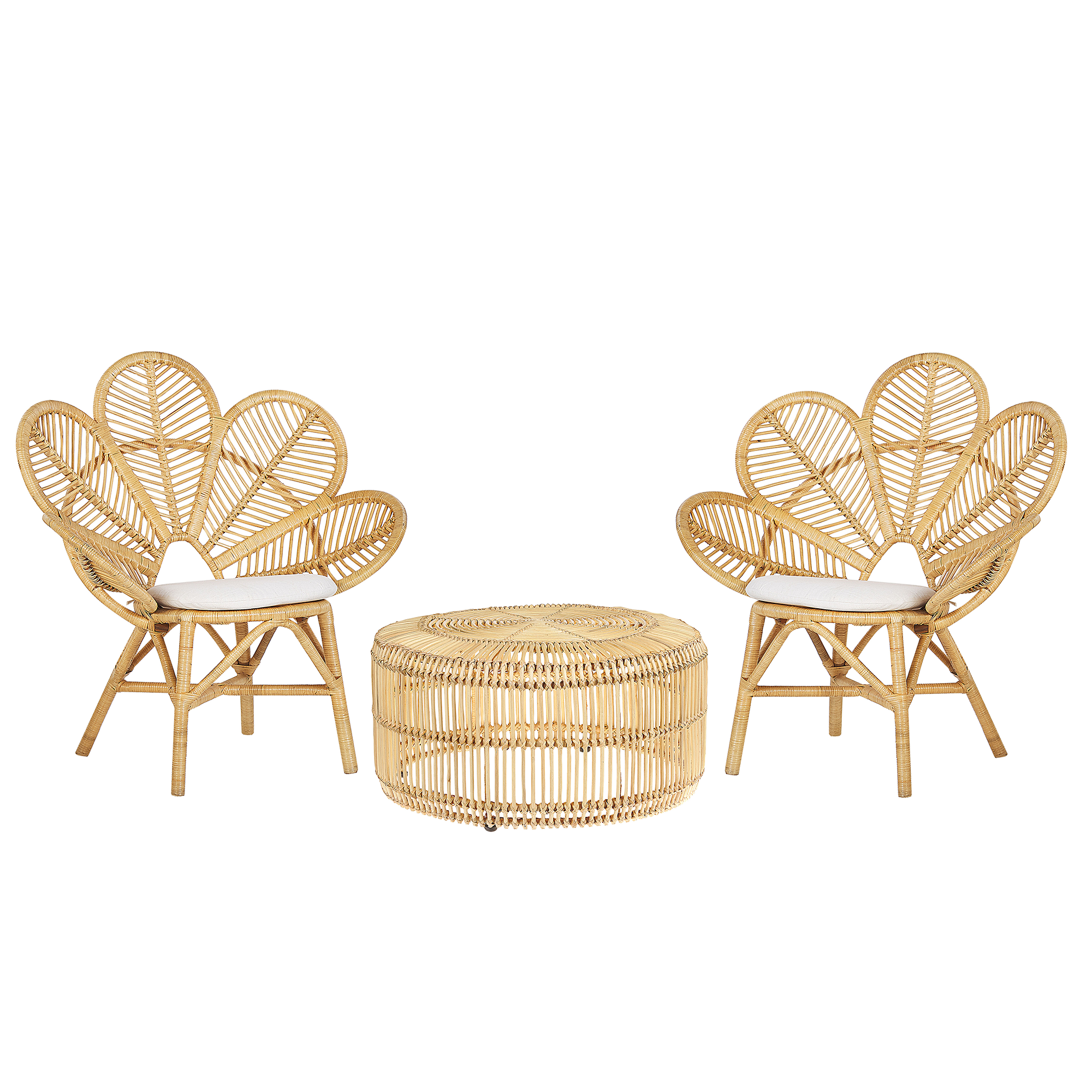 Altansæt med puder FLORENTINE / LIMNI Rattan Beige